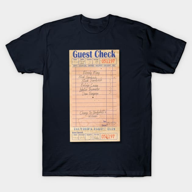 FLETCH - UNDERHILL'S CHECK T-Shirt by Simontology